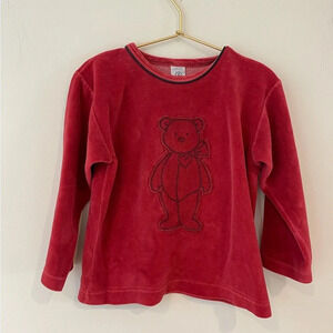 Petit Bateau Teddy Bear Velour Shirt kids